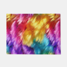 明るいレインボーフェイクモンファーテクスチャ