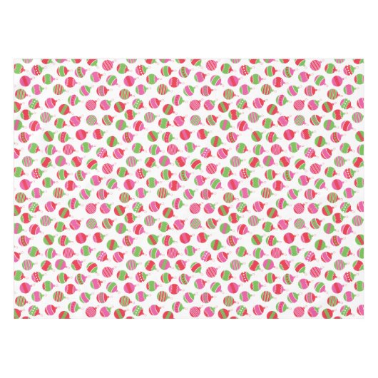 明るいレトロのつまらないもののオーナメントのパターン(の模様が)あるなテーブルクロス テーブルクロス (正面(横))