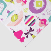 明るいレトロのクリスマスオーナメント 薄葉紙 (詳細)