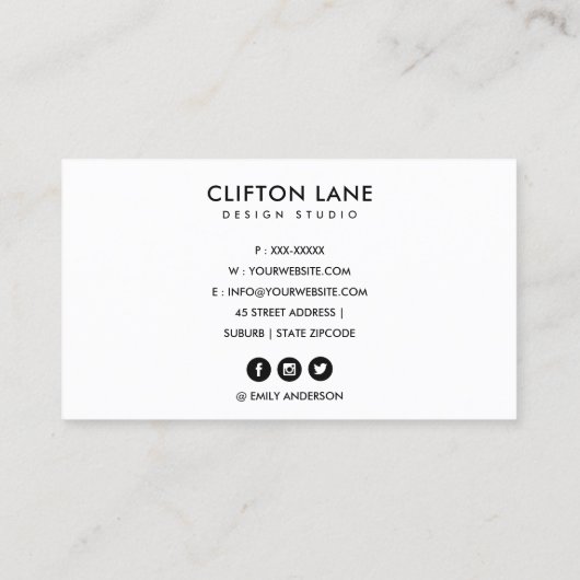 明るいレトロ大手引きピンクの錆水玉模様 名刺 (裏面)