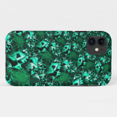 明るいレリーフ、 浮き彫りのような緑の色調 Case-Mate iPhoneケース (裏面(横))