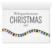 明るいヴィンテージのクリスマスライト (内部横(下))