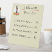 明るいヴィンテージタロットタトゥーペデスタルサイン 台座サイン (インサイチュ)