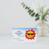 明るい不動産の名刺 名刺 (スタンド正面)