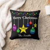 明るい人間並みのメリークリスマス装飾用クッション クッション (ブランケット)