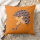 明るい付け加えモノグラム傘枕 クッション (ブランケット)