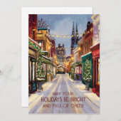 明るい休日 – クリスマスカード (正面/裏面)