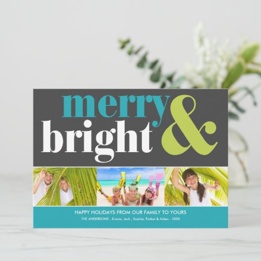 明るい休日%PIPE%の休日の写真カード シーズンカード (スタンド正面)