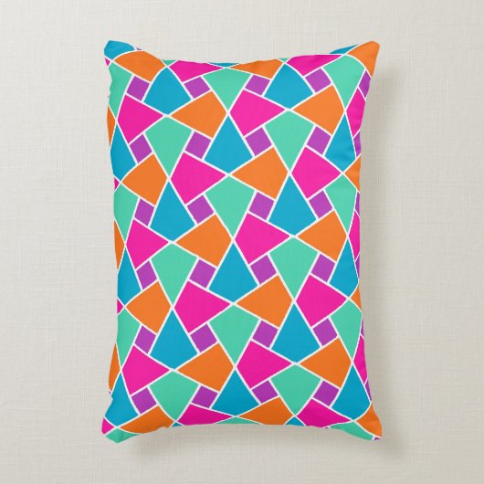 明るい伝統的イスラム様式のアクセント枕 アクセントクッション (正面(垂直))