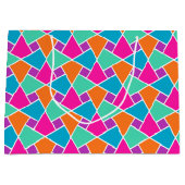 明るい伝統的イスラム様式の大抱き枕 ラージペーパーバッグ (正面)