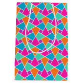 明るい伝統的イスラム様式メディア抱き枕 ミディアムペーパーバッグ (裏面)