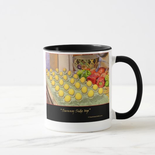 "明るい側面" 15oz。 マグ (右)