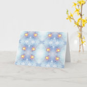 明るい光のグリーティングカード カード (黄色い花)