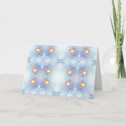 明るい光のグリーティングカード カード (正面)