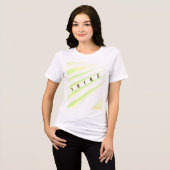 明るい光の中輝け トライブレンドTシャツ (正面全面)
