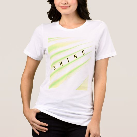 明るい光の中輝け トライブレンドTシャツ (正面)