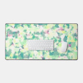 明るい六角形 デスクマット (キーボード&マウス)