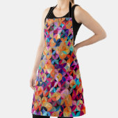 明るい円の抽象芸術ヴィンテージ背景 エプロン (インサイチュ)