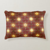 明るい円を生成する奇妙な繰り返し行 アクセントクッション (正面)