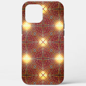 明るい円を生成する奇妙な繰り返し行 Case-Mate iPhoneケース (裏面)