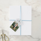 明るい写真 |婚約発表 |ギフトラベル ギフトタグ (より糸付き)