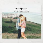 明るい写真 |婚約 |ビールラベル ビールラベル (シングルラベル)