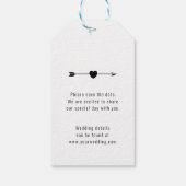 明るい写真 |日付の保存 |ギフトラベル ギフトタグ (裏面)