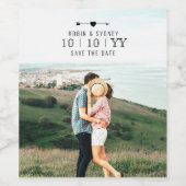 明るい写真 |日付の保存 |ワインラベル ワインラベル (シングルラベル)