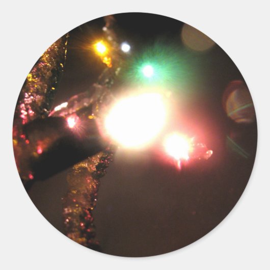 明るい冬 ラウンドシール (正面)