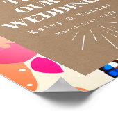 明るい切り出し結婚の歓迎 ポスター (角)