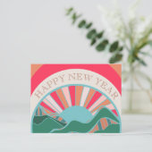 明るい前向き新年 シーズンポストカード (スタンド正面)