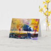 明るい印象 カード (黄色い花)