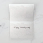 明るい反射かわいらしの風景 – 感謝祭 シーズンカード (内部)