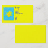 明るい名刺 名刺 (正面/裏面)