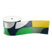 明るい図形 サテンリボン (リール)