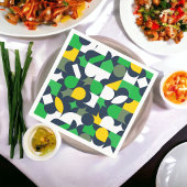 明るい図形 スタンダードカクテルナプキン