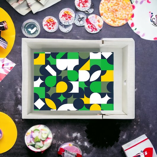 明るい図形 スタンダードカクテルナプキン