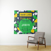 明るい図形 タペストリー (インサイチュ)