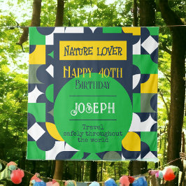 明るい図形 タペストリー