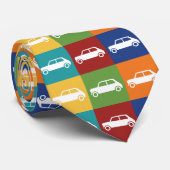 明るい基本チェッカーボードミニクーパー ネクタイ (ロール)