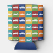 明るい基本チェッカーボードミニクーパー 缶クーラー (裏面)