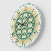 明るい壁の時計のパターン ラージ壁時計 (傾斜)