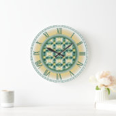 明るい壁の時計のパターン ラージ壁時計 (ホーム)