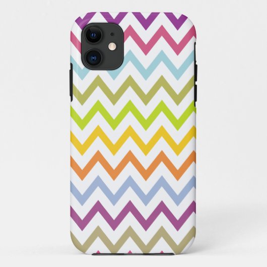 明るい夏のシェブロンパターンiPhone 5の場合 Case-Mate iPhoneケース (裏面)