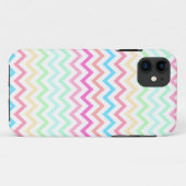 明るい夏のパステル調のシェブロンパターンiPhone 5の箱 Case-Mate iPhoneケース (裏面(横))