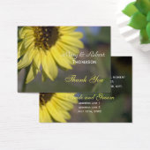 明るい夏のヒマワリ感謝していユー結婚式の引き出物 (デスク)