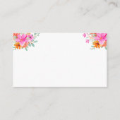 明るい夏のフローラシャワーおむつラッフル エンクロージャーカード (裏面)