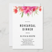 明るい夏のリハーサルディナー招待状 招待状 (正面)