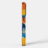 明るい夏の花モダン柄 Case-Mate iPhoneケース (裏面 / 右)