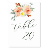 明るい夏の花披露宴 テーブルナンバー (裏面)